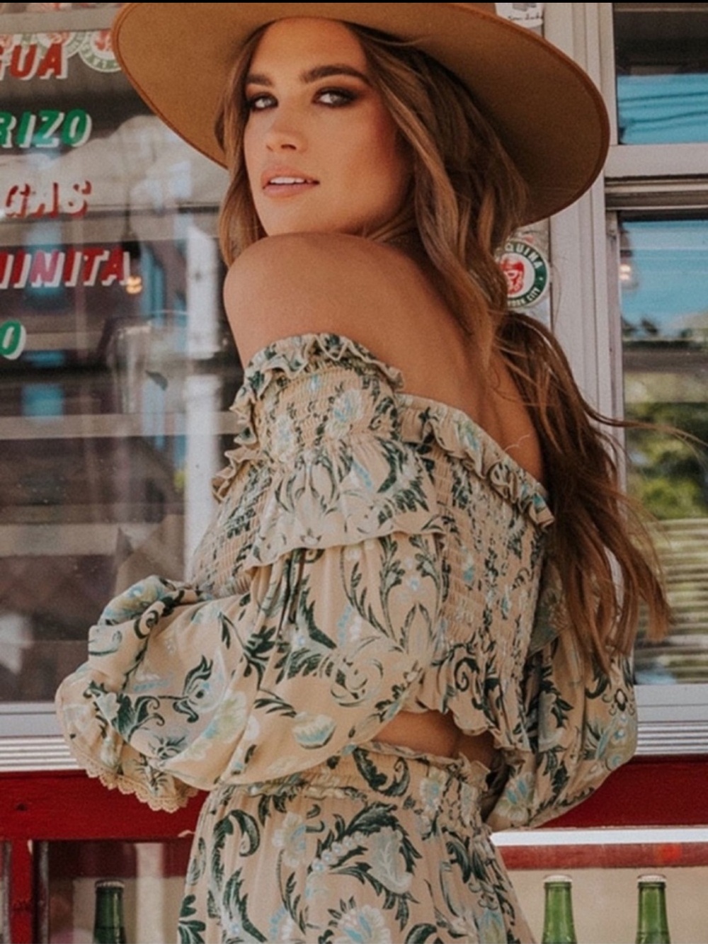 SPELL Aurora Lightweight off-shoulder Top